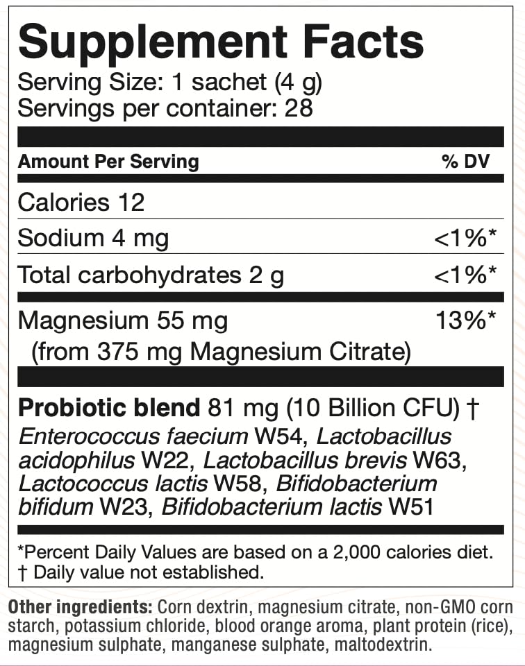 OMNi-BiOTiC Power sachet close-up highlighting easy packaging