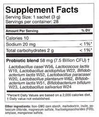 OMNi BiOTiC Stress Release powder dissolving in water for quick use