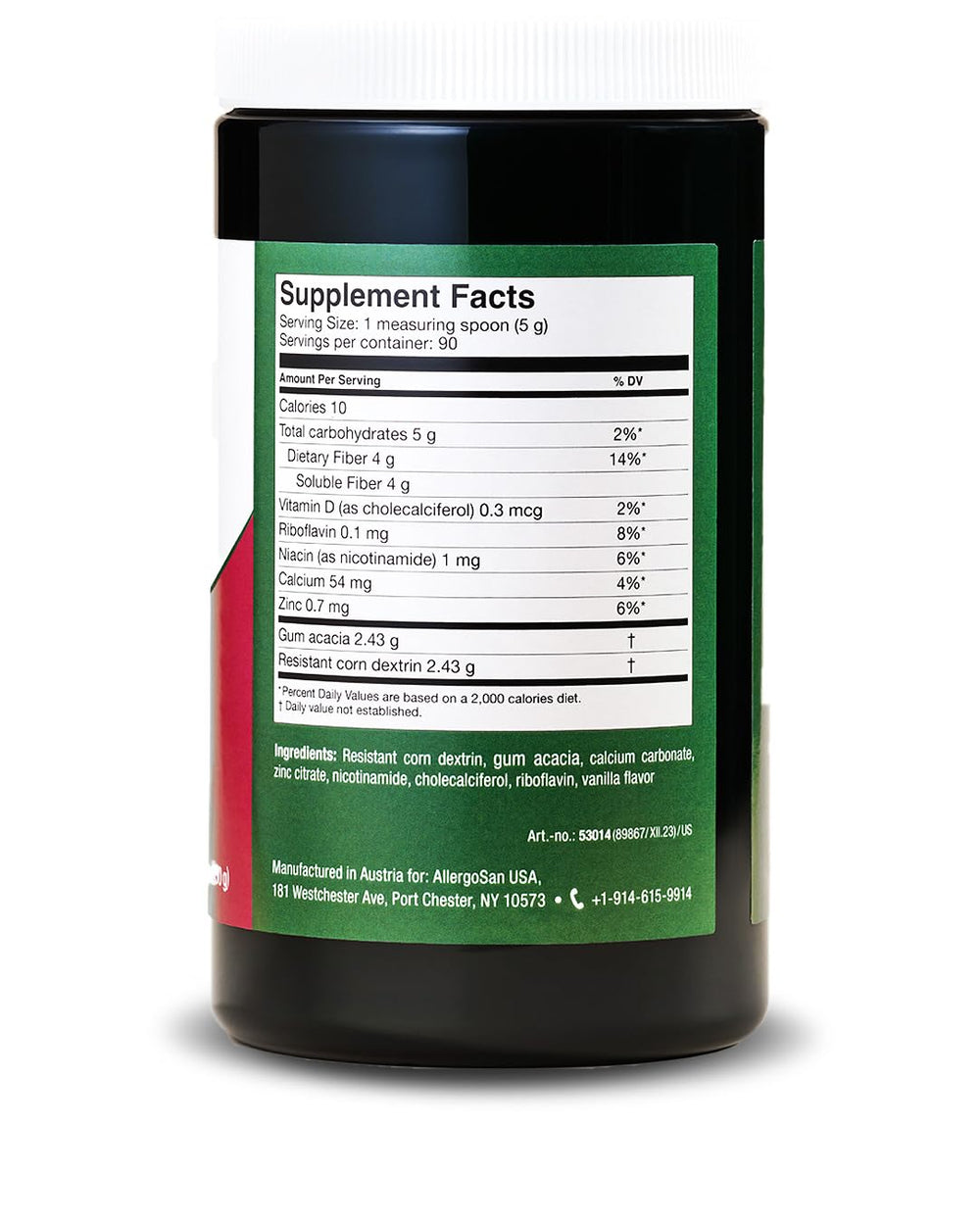 Capsules of OMNi BiOTiC Omni-Logic prebiotic supporting gut balance