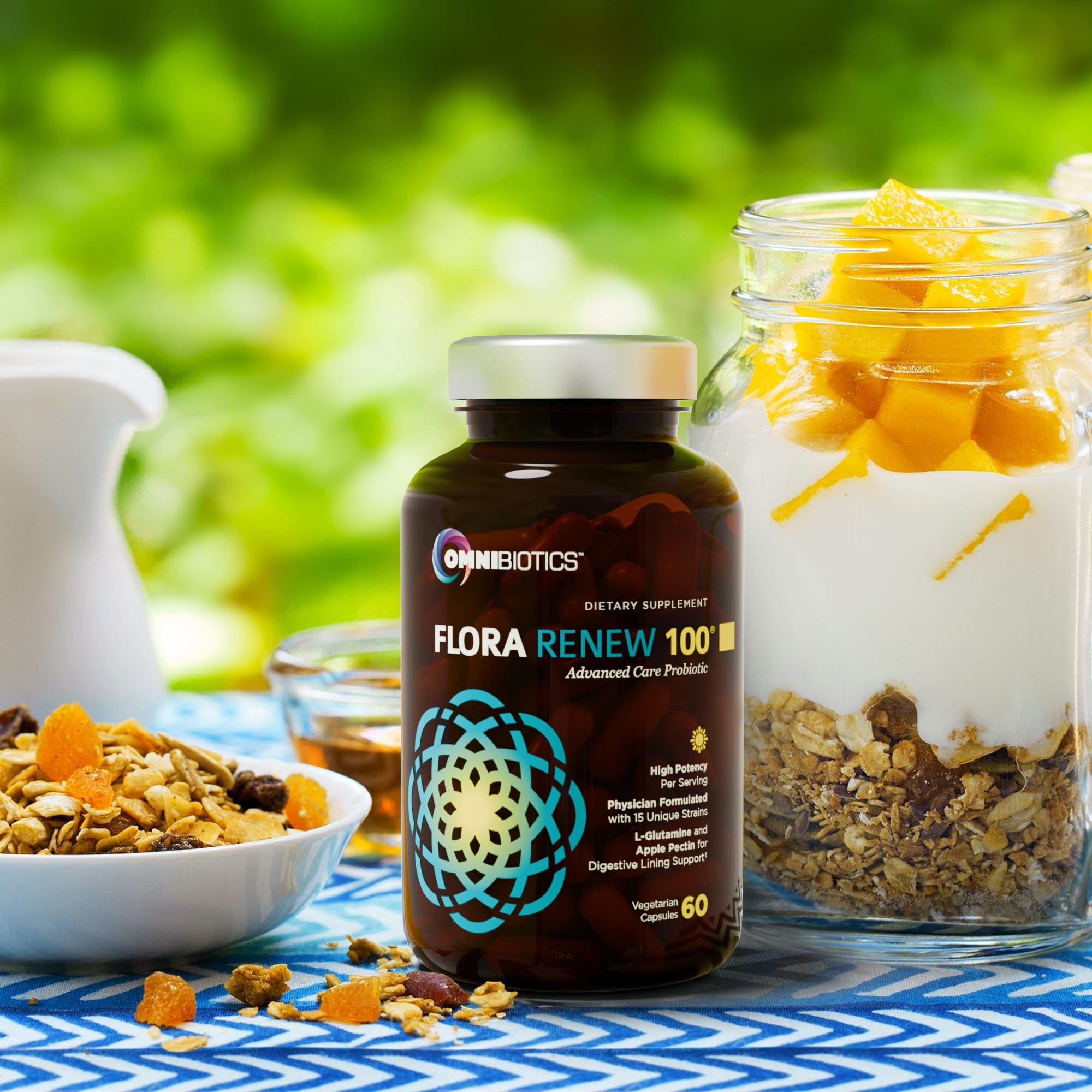 OmniBiotics apple pectin prebiotic fiber with capsule