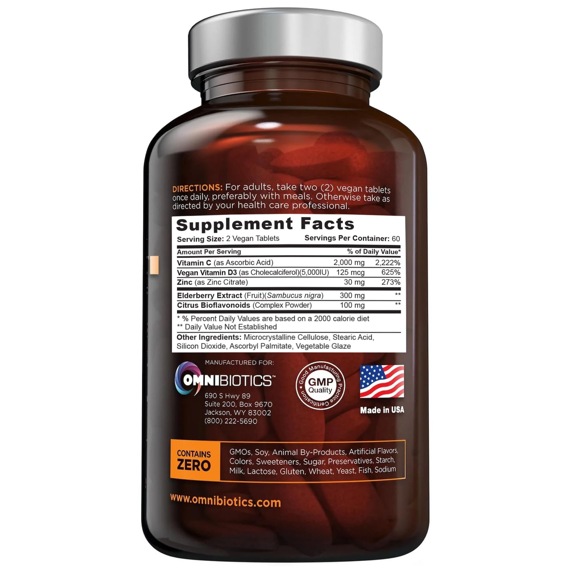 OmniBiotics daily-immune routine tablets promote consistent wellness habits.