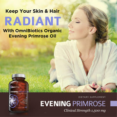 OmniBiotics organic evening primrose seeds used for cold-press extraction.