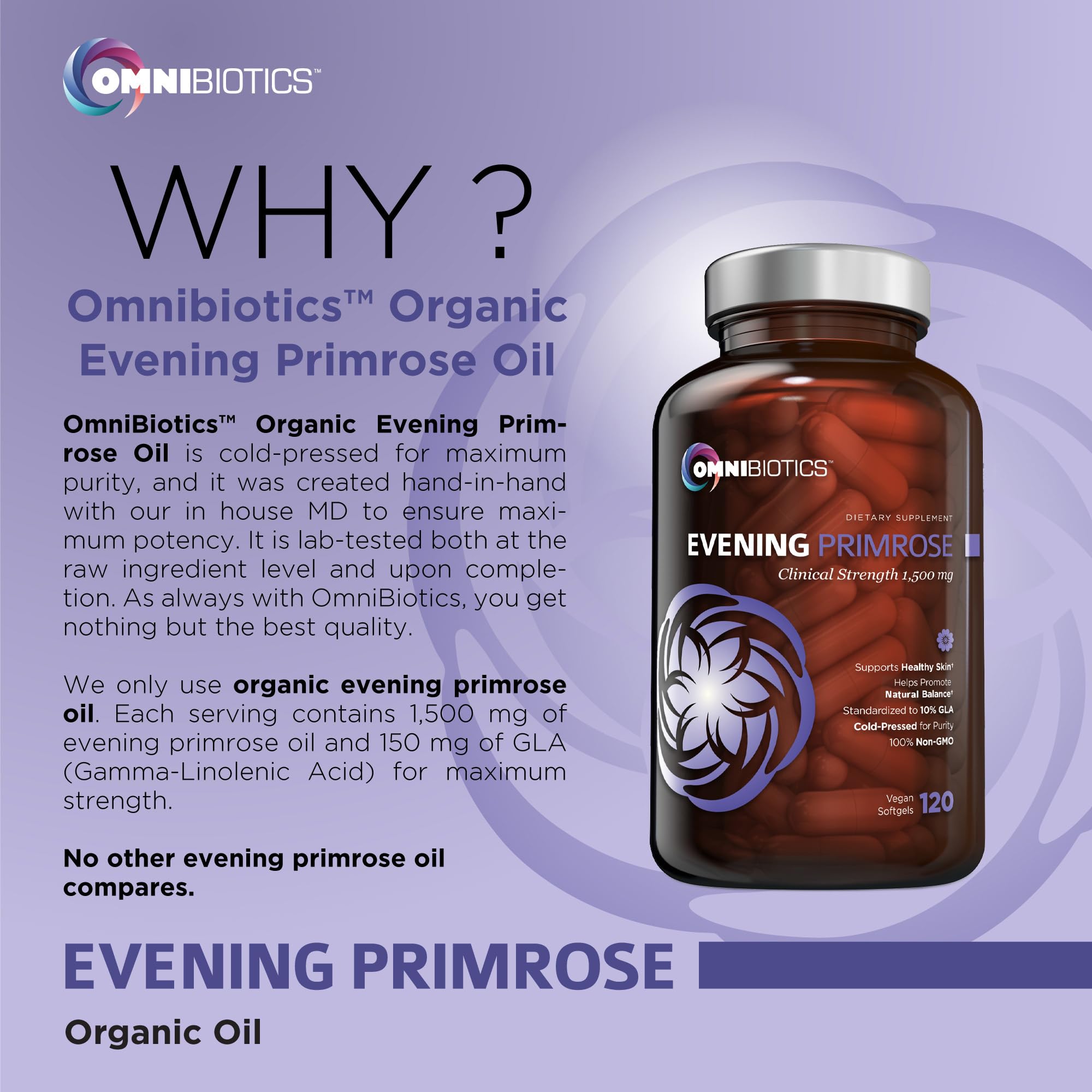 OmniBiotics vegan softgel capsules ready to support hormonal balance.