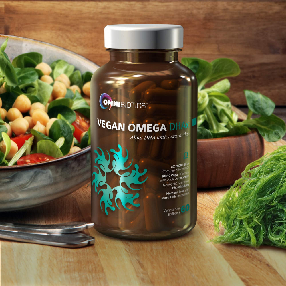 OmniBiotics facility certification seal indicating quality and safety standards.