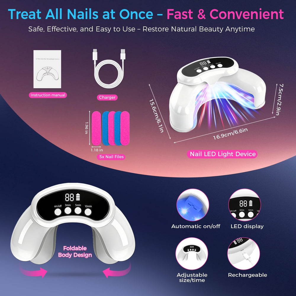 OMNIGAG nail close-up showing healthier-looking nails potential