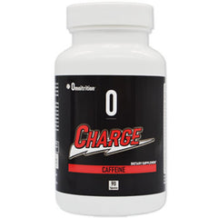 Omnitrition Charge caffeine capsules bottle on kitchen counter for morning energy
