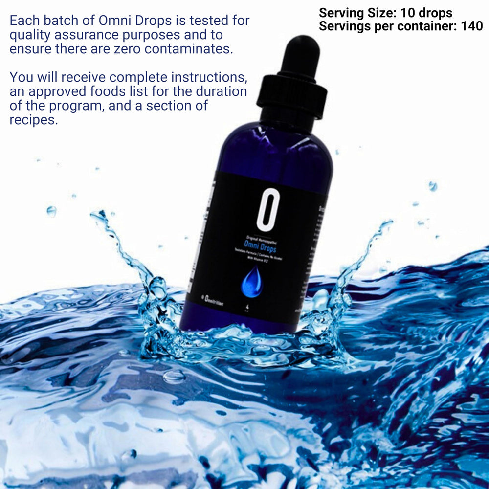Omni 4 liquid concentrate bottle with glucosamine for daily nutrients.