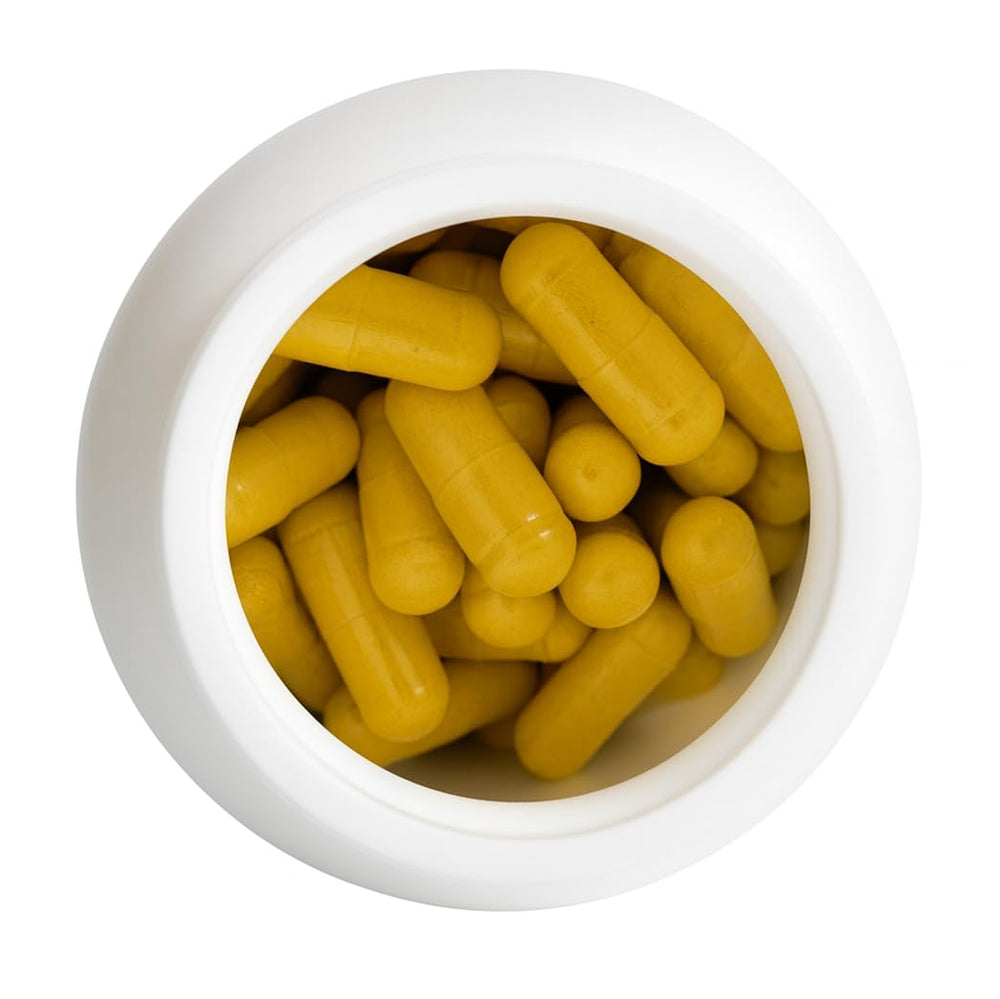 Taurine-containing capsules from Omnitrition OmniTrim GLP for daily activity support.