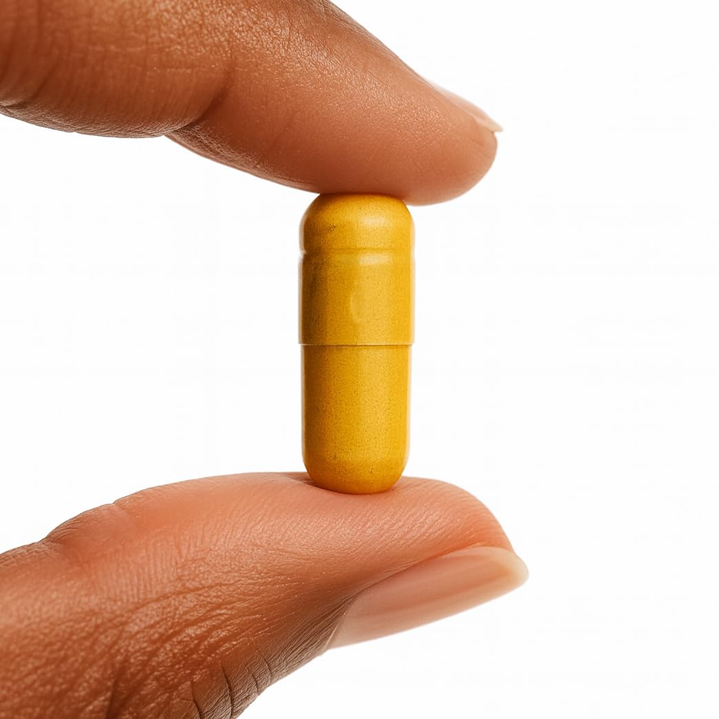 Turmeric closeup from Omnitrition OmniTrim GLP indicating natural antioxidants.