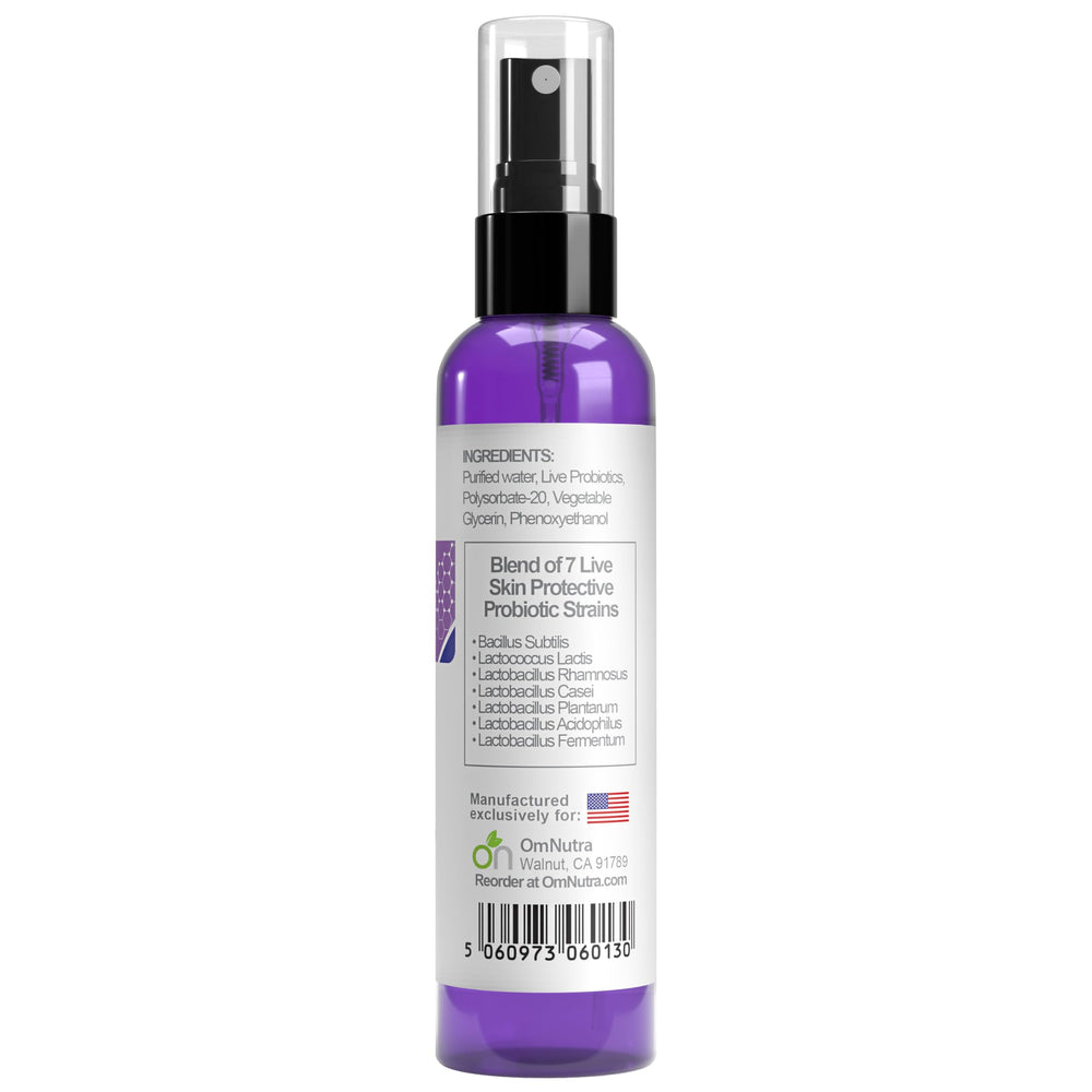 OmNutra Staphyderm spray dispense highlights instant hydration for skin