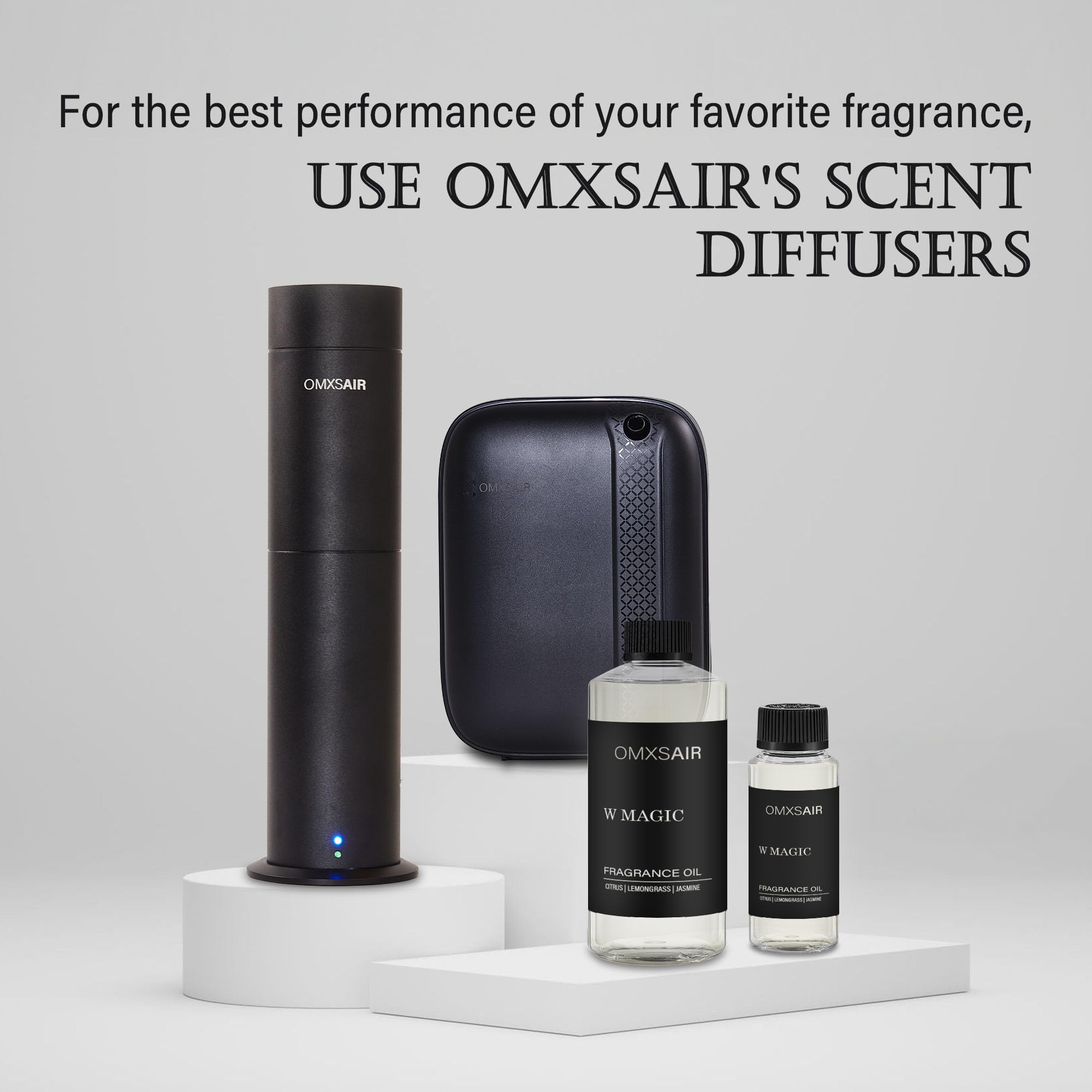 OMXSair floral bouquet of jasmine and magnolia enhances refined ambience.