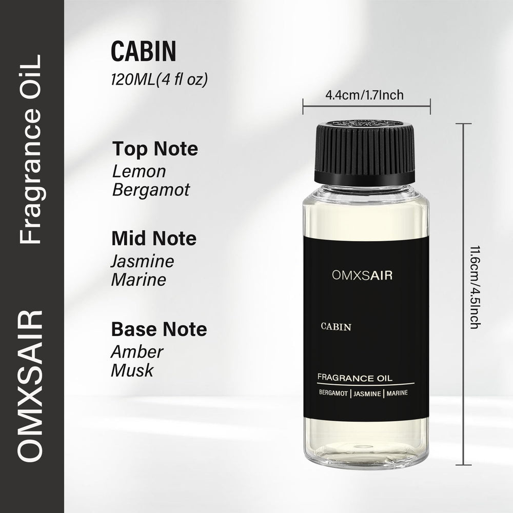 omxsair jasmine bergamot marine blend diffuses fresh coastal notes