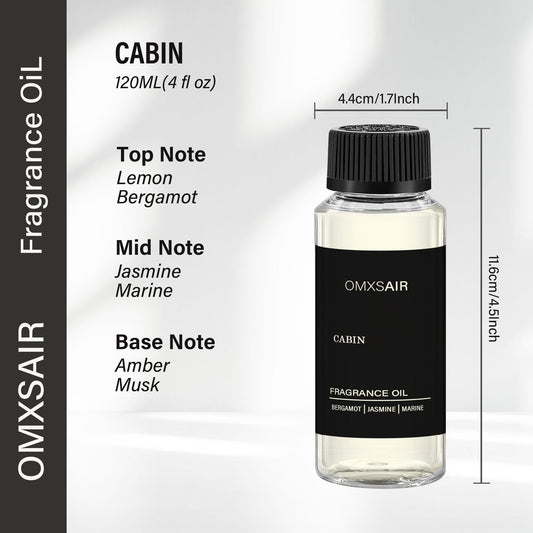 omxsair jasmine bergamot marine blend diffuses fresh coastal notes