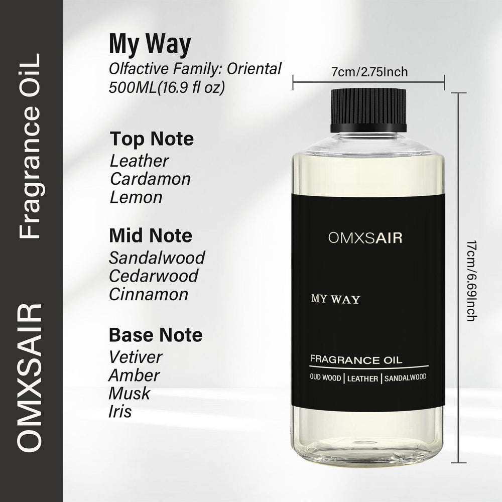 omxsair My Way diffuser in a luxury living room for spa-worthy ambiance.