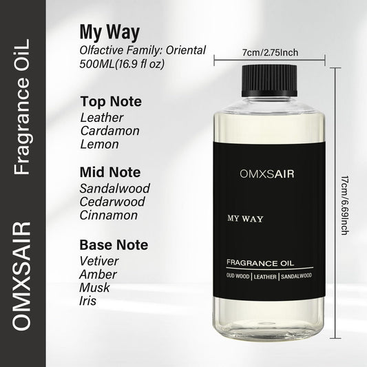 omxsair My Way diffuser in a luxury living room for spa-worthy ambiance.