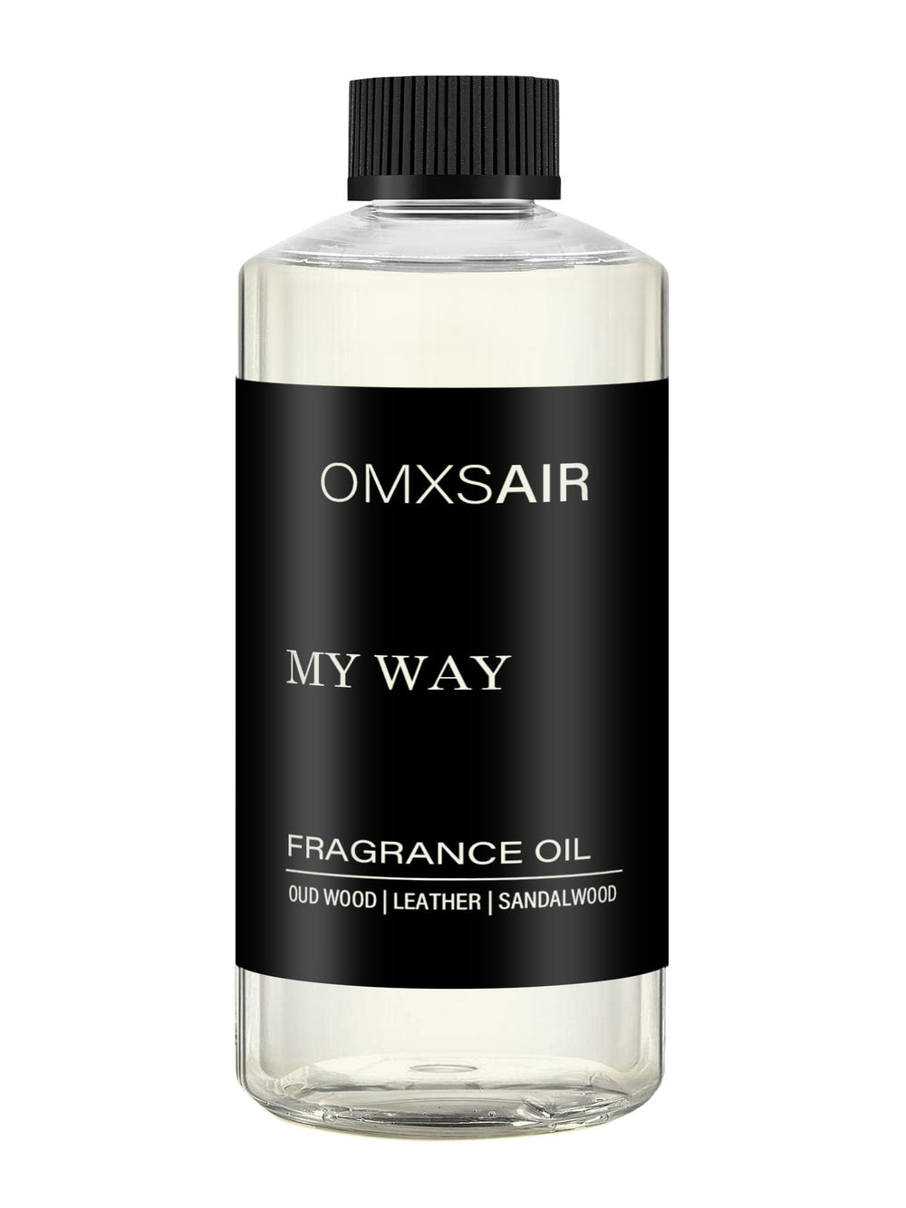 omxsair My Way diffuser oil bottle close-up for premium ambience.