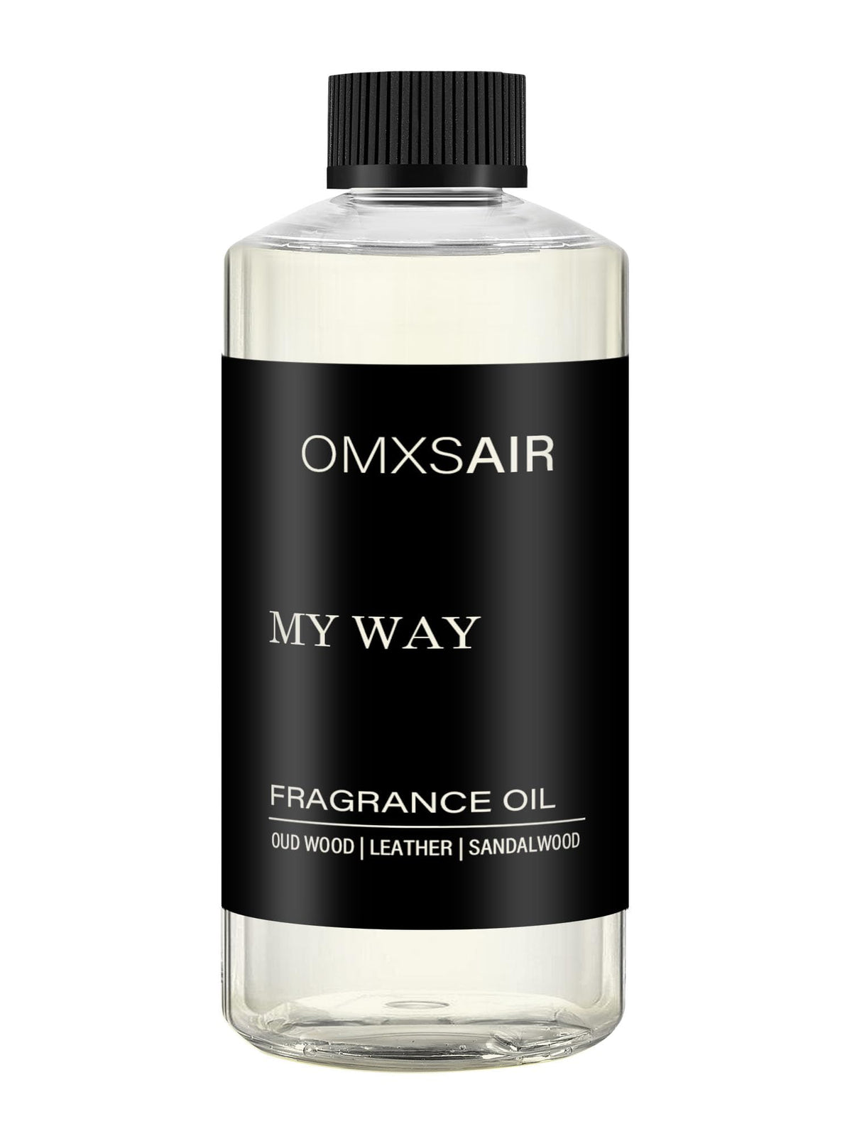 omxsair My Way diffuser oil bottle close-up for premium ambience.
