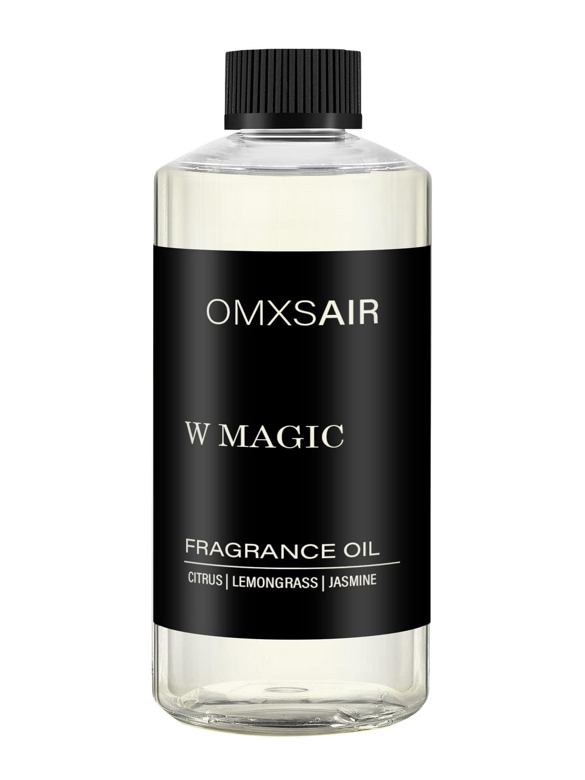 omxsair W Magic diffuser oil bottle 500ml showcases a luxurious scent for home ambiance.