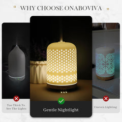 Eye-comfort warm ambient glow enhances relaxation in dim evenings