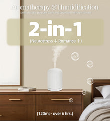 Onaboviva diffuser 120ml water tank enabling longer aroma diffusion