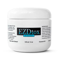 Ona's Natural EZDtox Cream jar, 4 oz, for daily topical use.