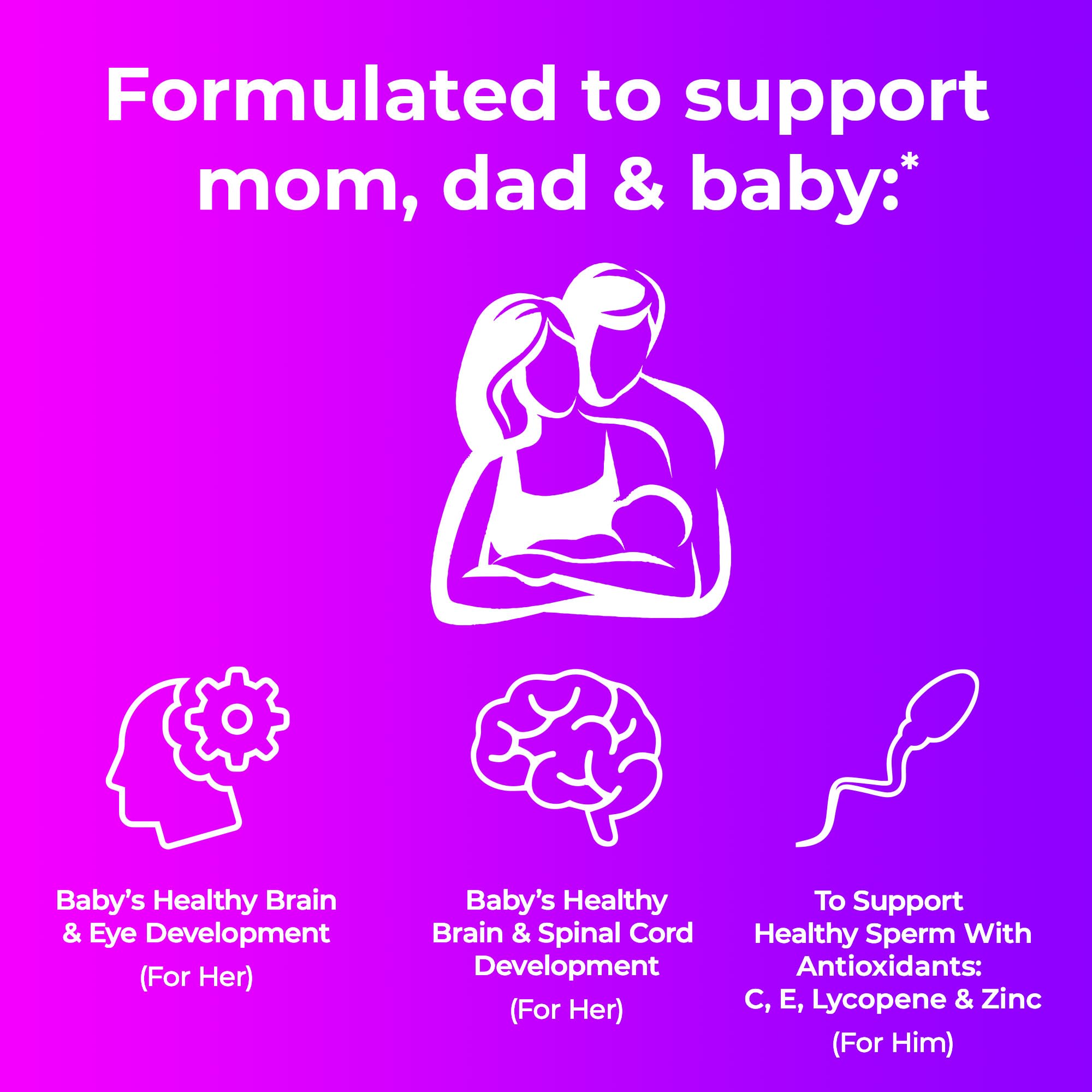 One A Day Women's Prenatal softgels bottle highlighting folic acid support.