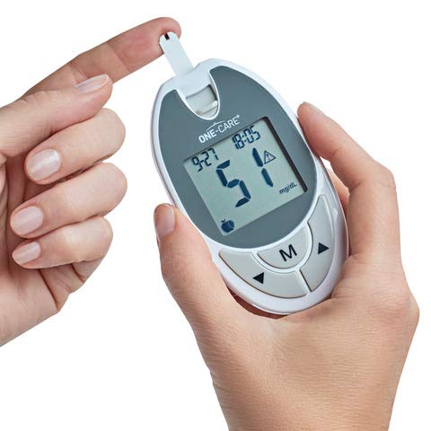 ONE-CARE monitor memory 500 capacity preserves readings for trend tracking