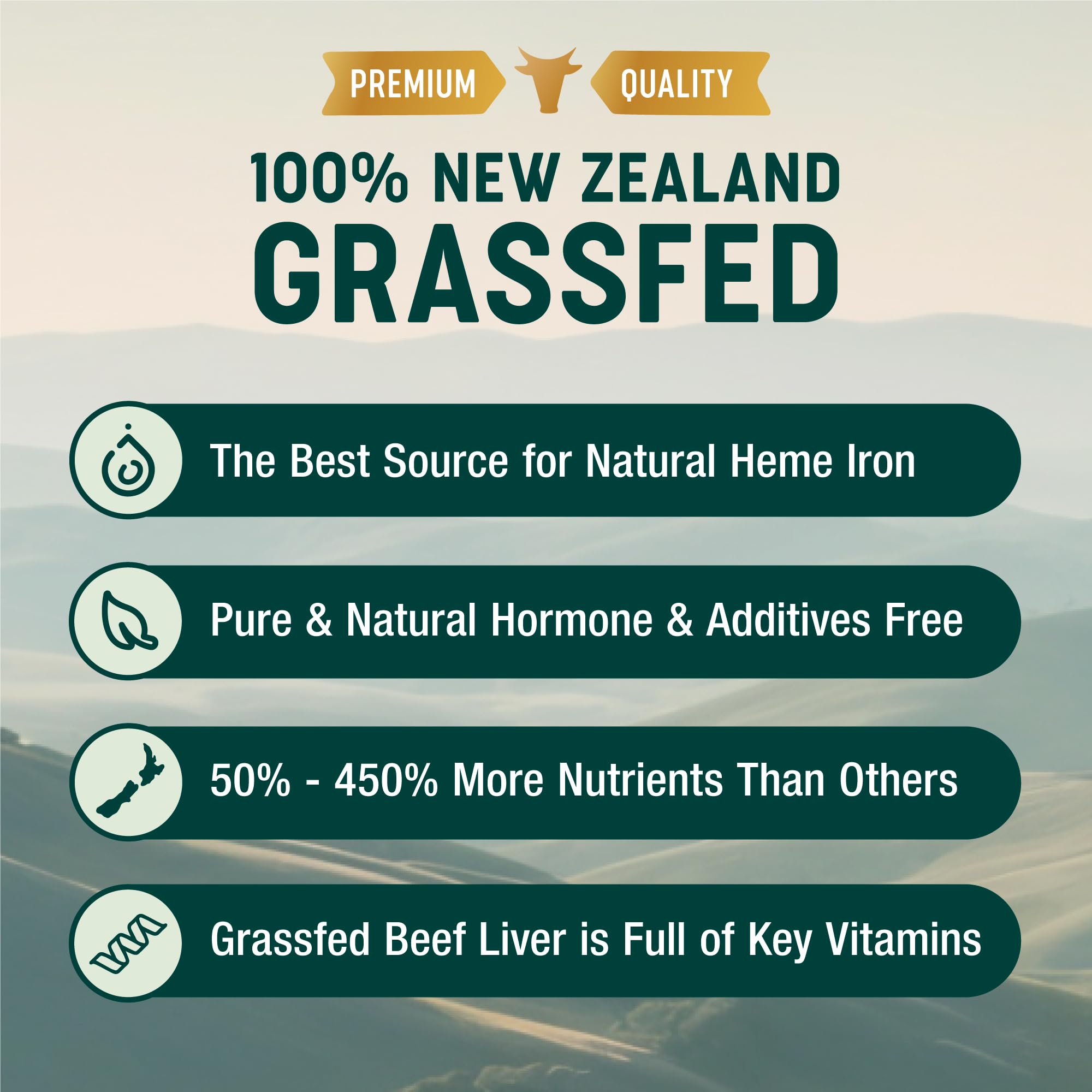 One Earth Health guarantee of no fillers and no flow agents