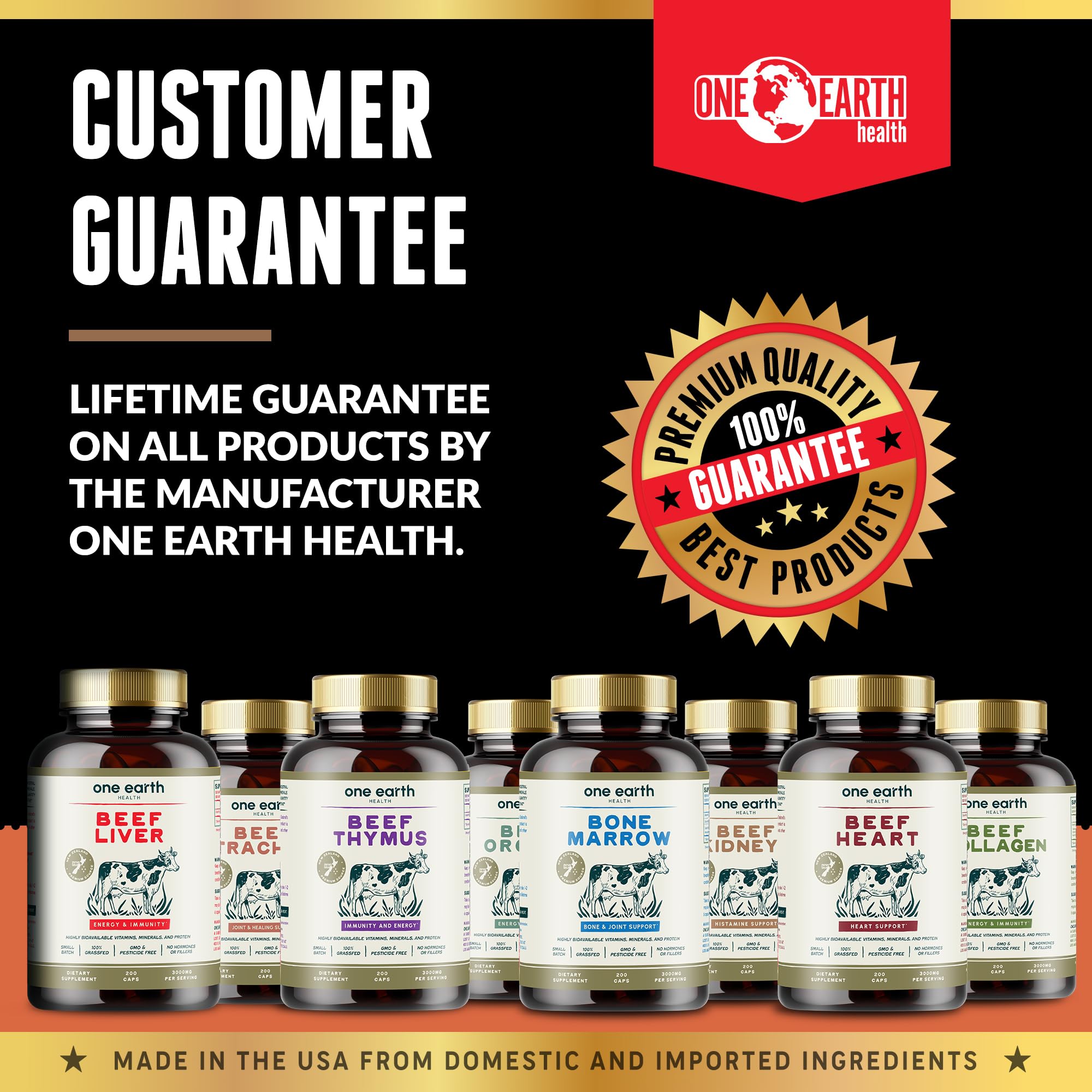One Earth Health thymus bottle open, ready for everyday supplementation.