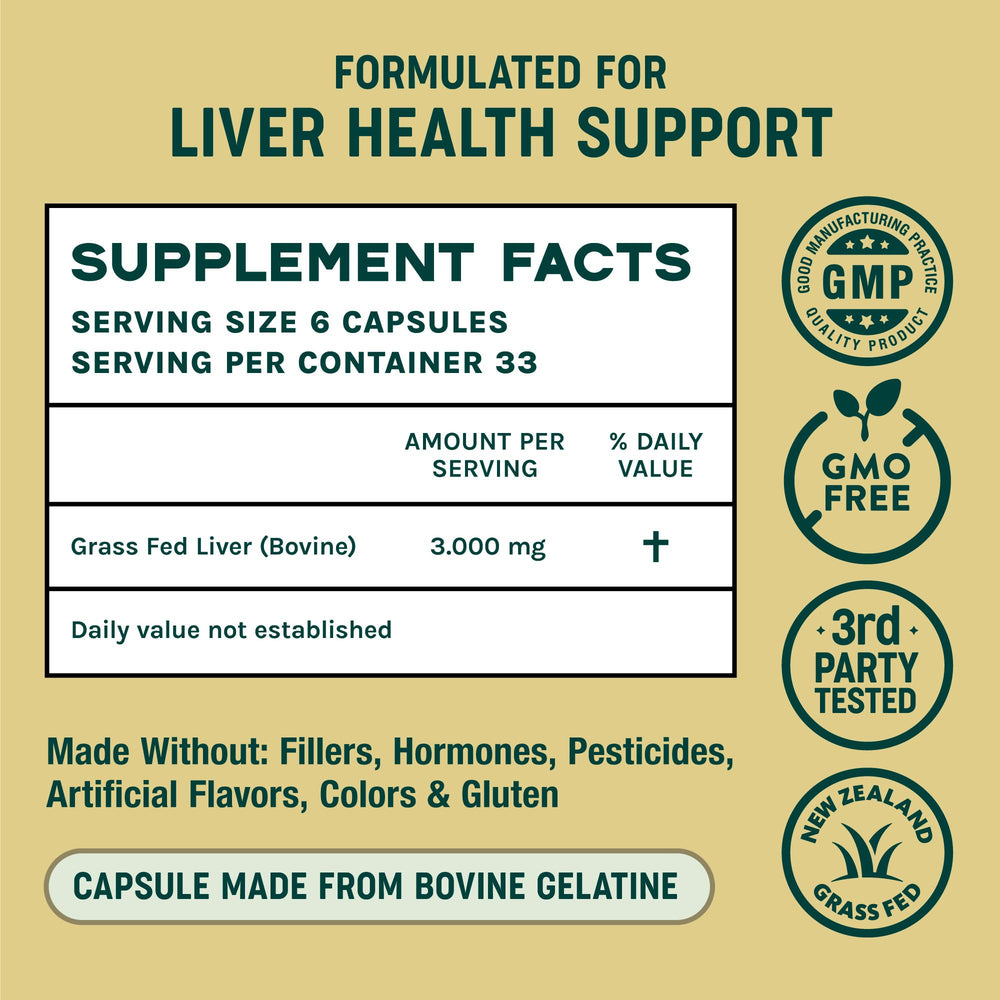 One Earth Health liver provides natural vitamins A and B complex for daily wellness