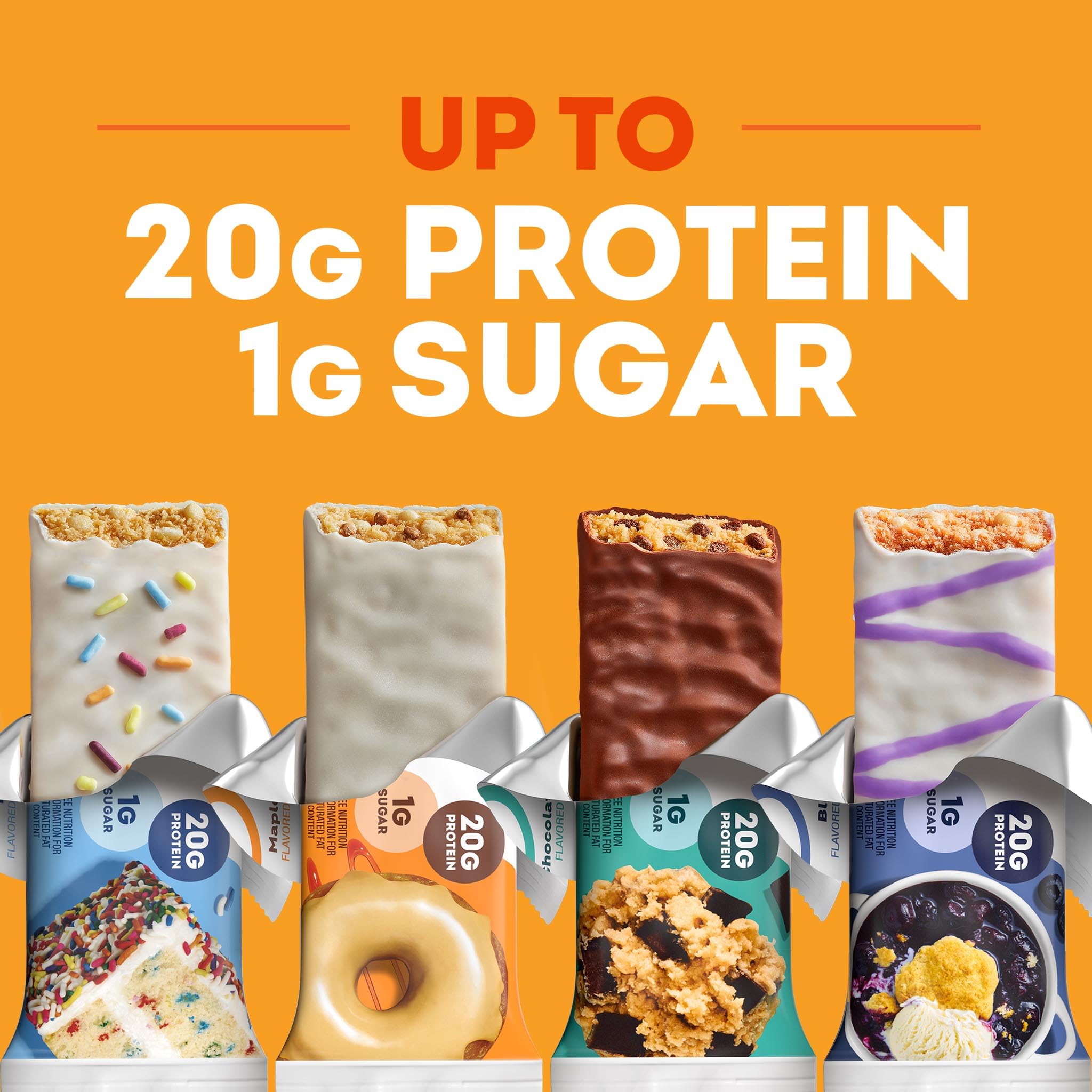 Desk-side ONE protein bar as a quick office snack.