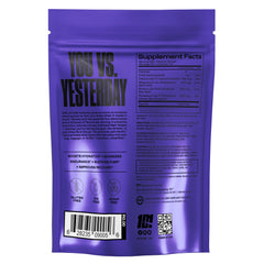 ONE OF ONE Hydration Electrolyte Powder tub label highlights citrus flavor benefits.