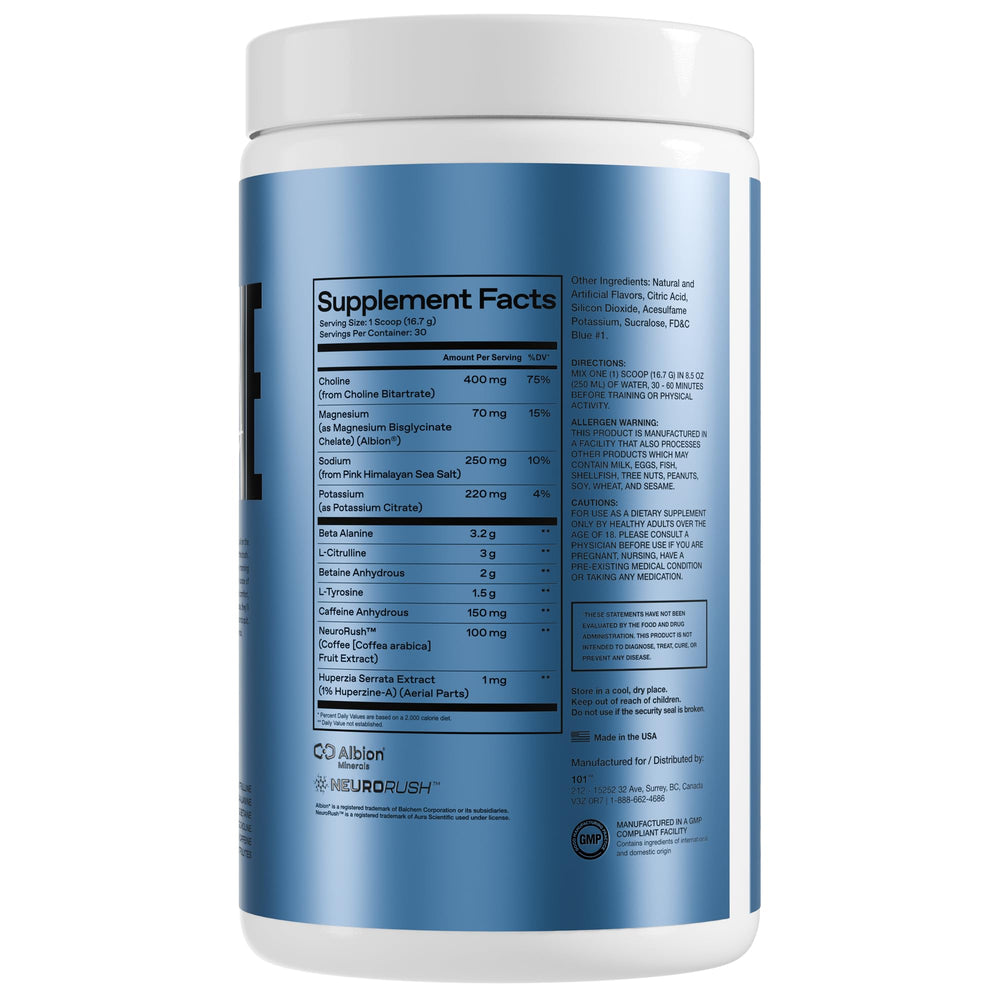 Close-up of ingredients highlighting stamina-supporting compounds