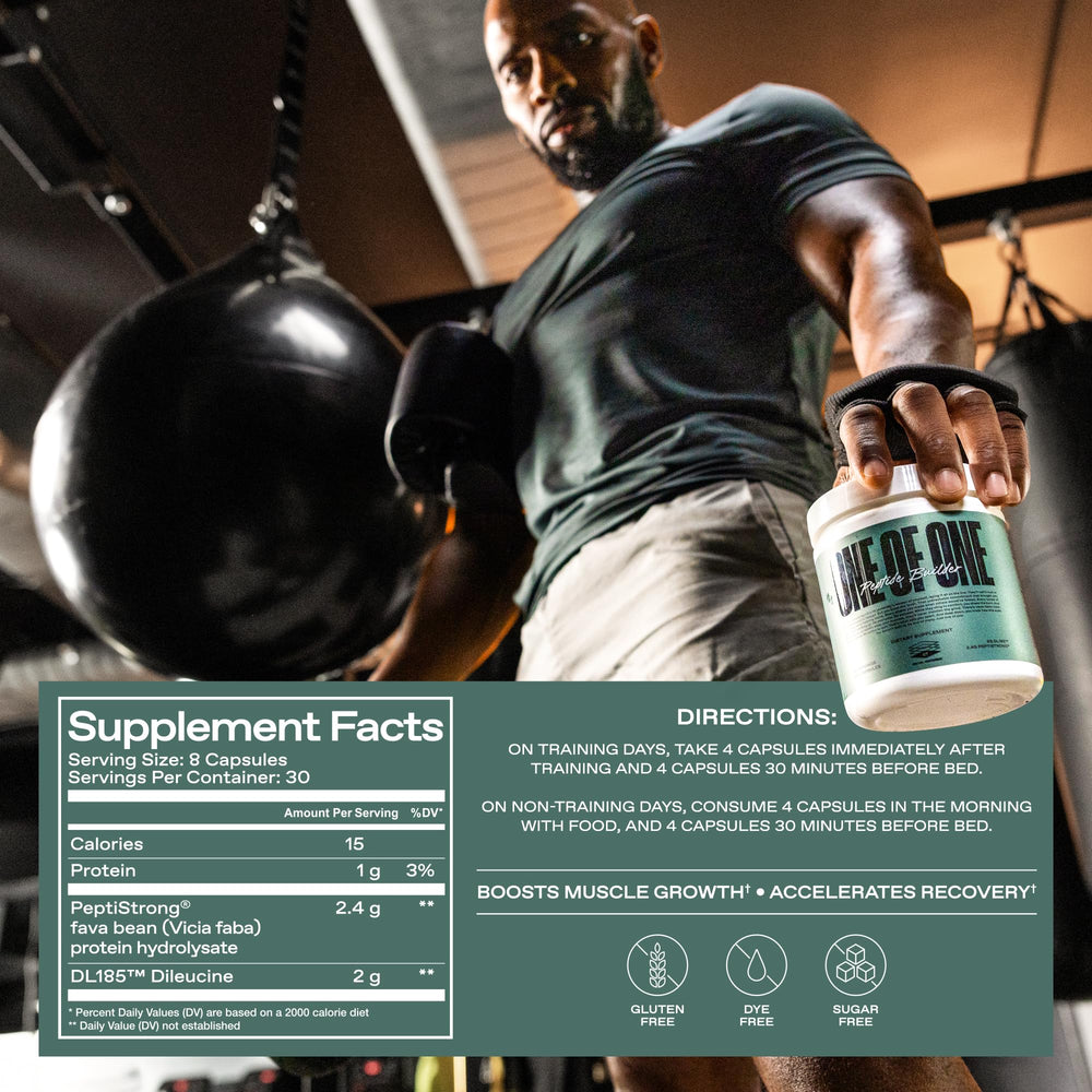 Athlete during workout scene highlights on-the-go protein support