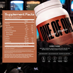 ONE OF ONE Whey serving scoop ready to mix
