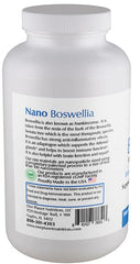 One Planet Nutrition Nano Boswellia label shows vegan, non-GMO formula.