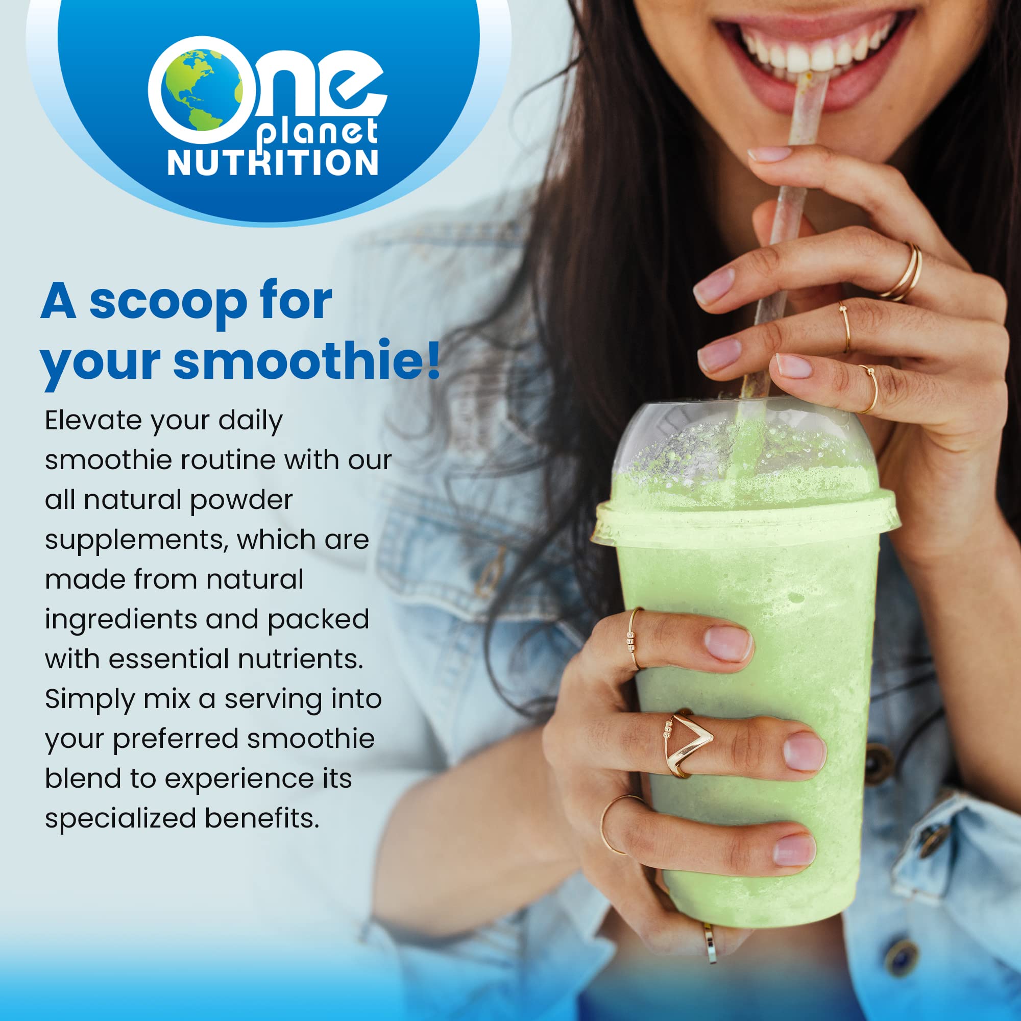 One Planet Nutrition Nano Boswellia packaging showing allergen-free status.