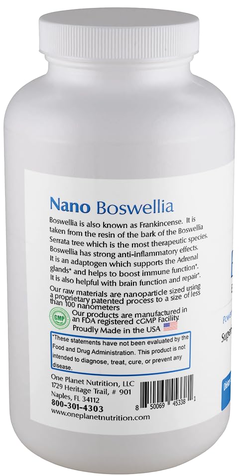 One Planet Nutrition Nano Brain technology graphic highlights nano delivery for faster absorption.