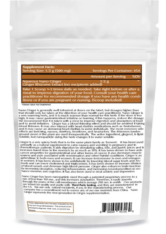 Scoop beside the jar shows convenient daily dosage options.