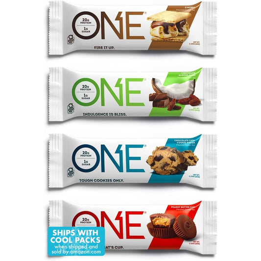 ONE Protein Bars Chocolate Lovers Variety Pack: gluten-free, high-protein snack in four indulgent flavors
