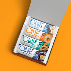 ONE Protein Bars Sampler flavor collection highlights variety across eight tasty options.