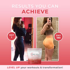 One Sol Creatine for Women measuring spoon; precise dosing for workouts and rest days