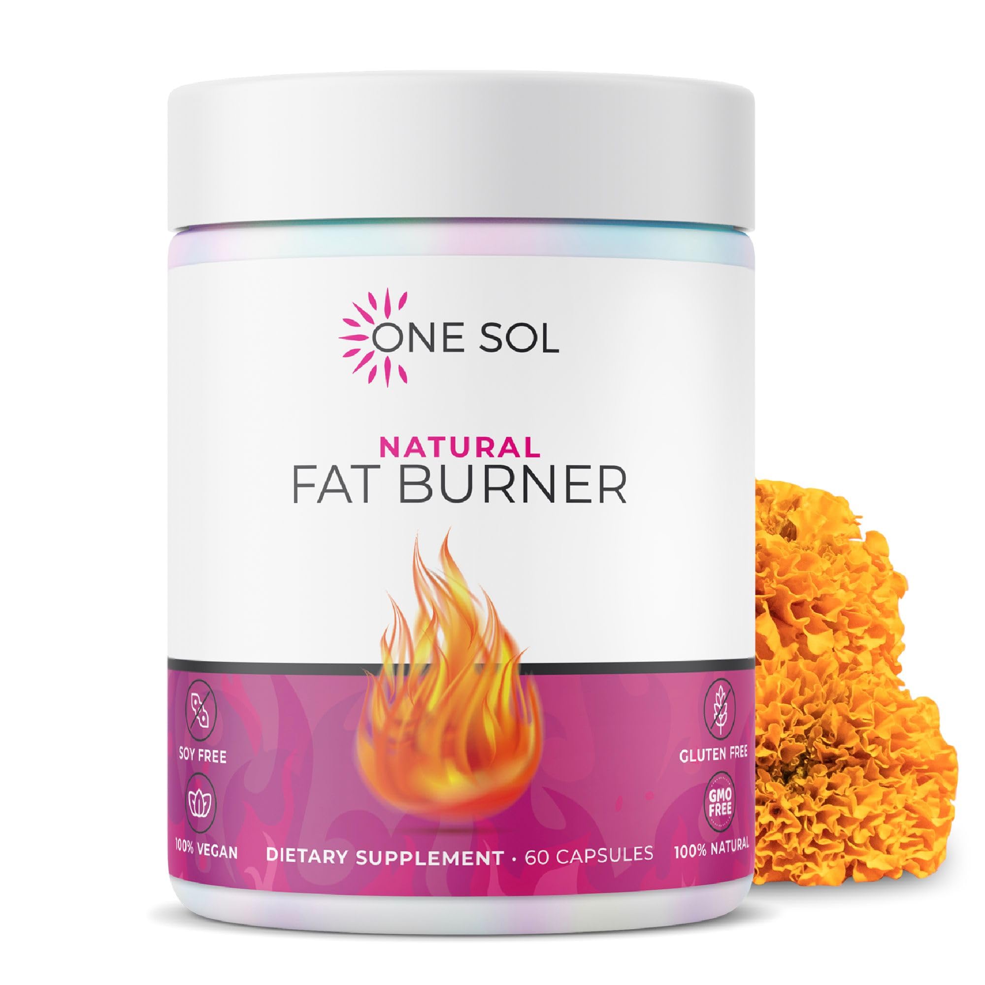 One Sol Fat Burner for Women bottle front ready for daily use and routine.