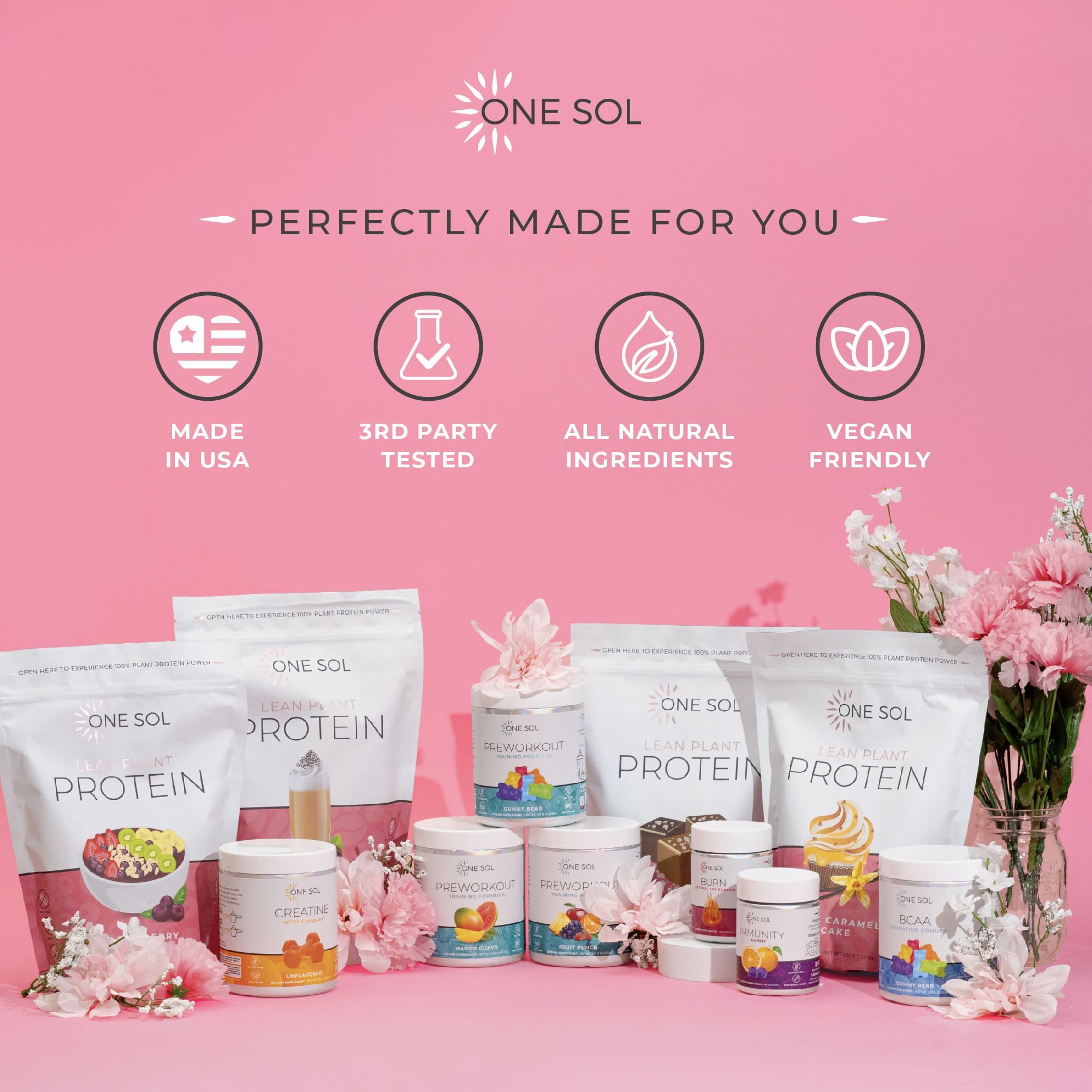 One Sol Lean Horchata label closeup emphasizes clean ingredients