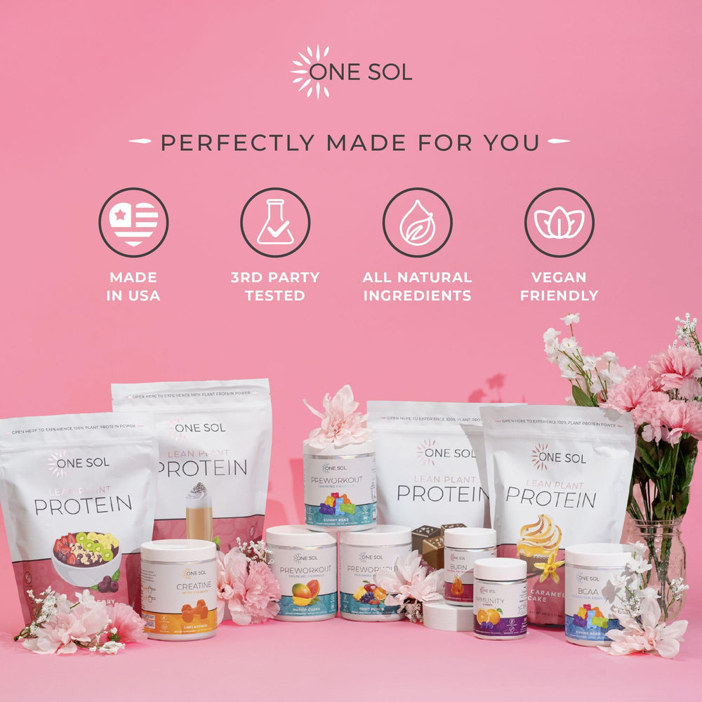 One Sol Lean Horchata label closeup emphasizes clean ingredients