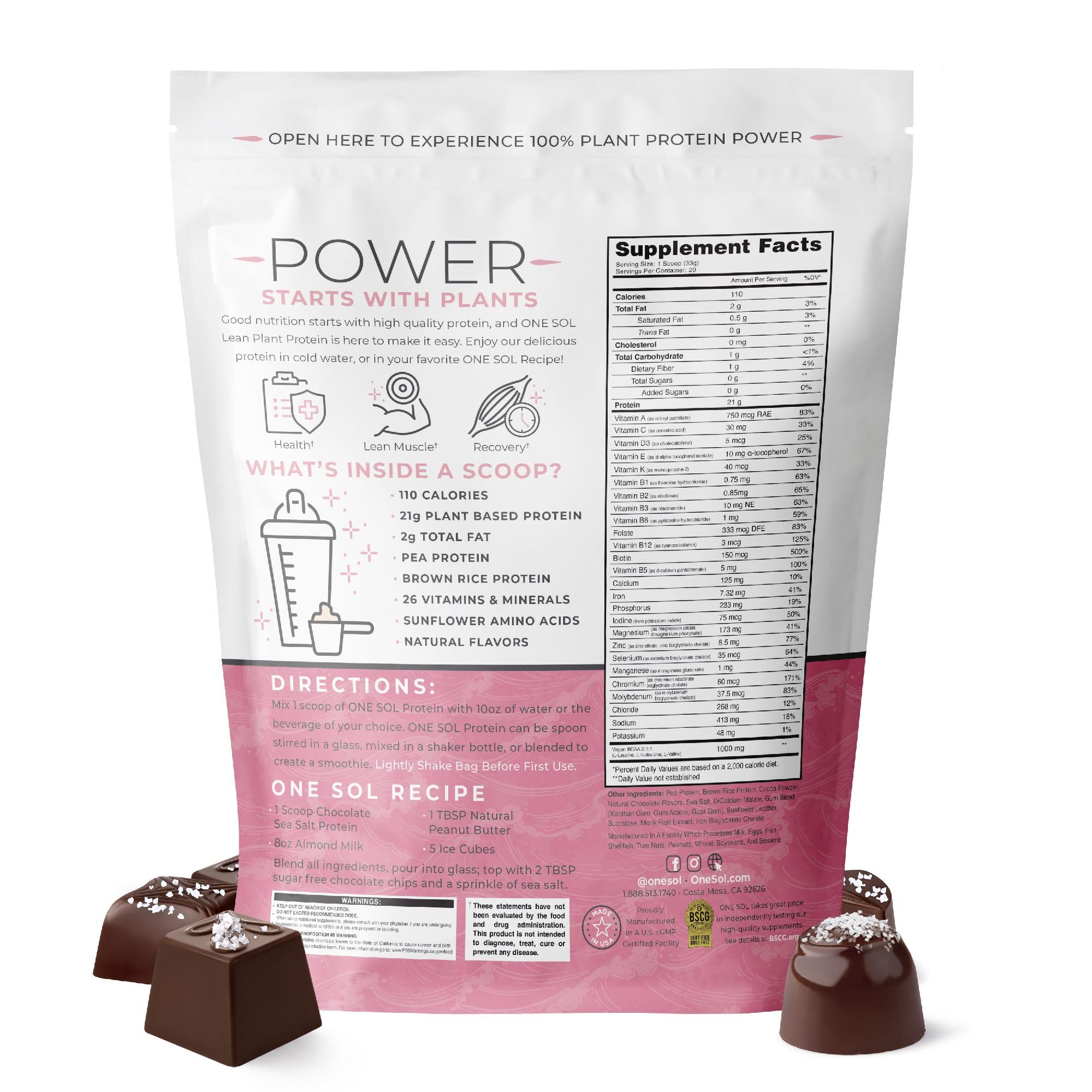One Sol Lean kitchen setup demonstrates easy, everyday protein options.