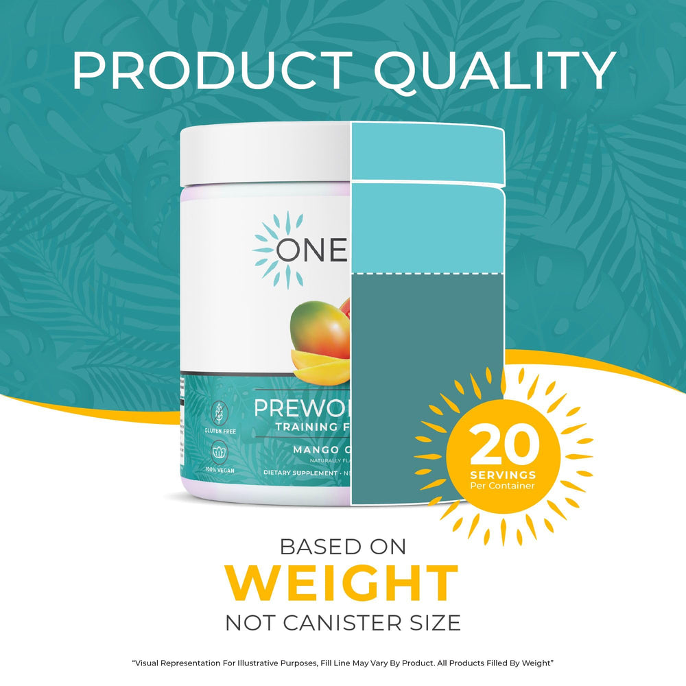 One Sol Pre-Workout Mango Guava glass with ready drink for smooth energy