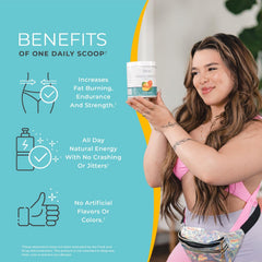 One Sol Pre-Workout Mango Guava scoop for easy serving