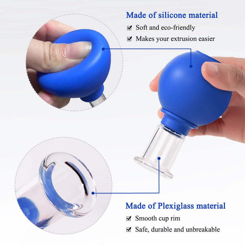 ONECUPPTOP facial cupping set on cheek area for gentle contouring