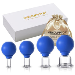 ONECUPPTOP plexiglass cupping set compact design for at-home facial massage